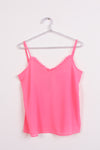 Ruffle V Neck Strappy Floaty Cami Vest Top