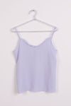 Ruffle V Neck Strappy Floaty Cami Vest Top