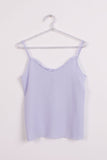 Ruffle V Neck Strappy Floaty Cami Vest Top