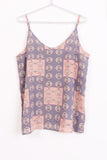 Chain Print Strappy Cami Top