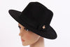 Bee Fedora Hat With Fold Top
