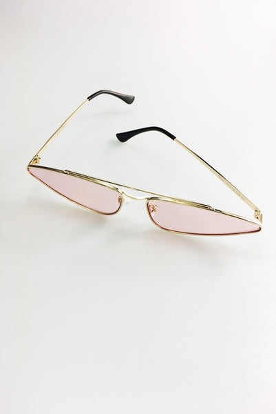 Skinny Cat Eye Sunglasses