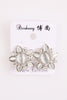 grey silver earrings 