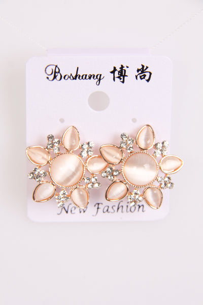 rose gold earrings