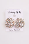 Round Diamante Earrings 
