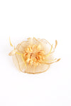 Flower Feather Mesh Fascinator