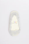 grey low cut lace socks