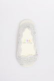 grey low cut lace socks