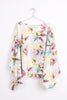 Women Round Neck Floral Print Kaftan Top