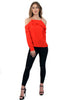 Cold Shoulder Ruffle top with long sleeves