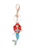 Mermaid Diamante Bag Charm Keyring