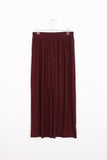 Wide leg maroon sparkly trousers