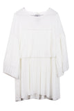 Pleated Smock Dress Top
