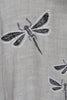 Dragonfly Design Linen Lace insert Top