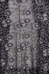 Oversized Floral Print Lace Sheer  Jacket