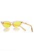 Vintage Cut Corner frame Cat Eyes Sunglasses