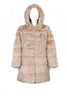 Soft Faux Fur Hooded Coat