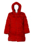 Soft Faux Fur Hooded Coat