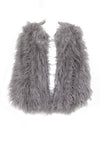 Mongolian Faux Fur Jacket Coat