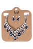 Teardrop Diamante 2-Piece Necklace and Earrings Set