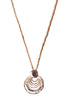 Lagenlook Multiple Hoops Braided Long Necklace