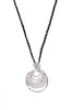 Lagenlook Multiple Hoops Braided Long Necklace