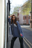 Sequin Pocket Lyocell Shirt