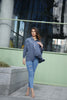 Sequin Stripe Pocket Shirt