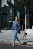 Sequin Stripe Pocket Shirt