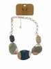 Chunky Stone Short Chain Necklace