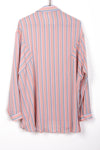 Oversized Striped Shirt in Pink