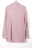 Oversized Striped Shirt in Pink