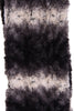 Ombre Rose Textured Soft Faux Fur Snood