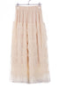 Layered Tulle Mesh Long Skirt