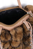 Fluffy Faux Fur Pom Pom Chain Shoulder Handbag