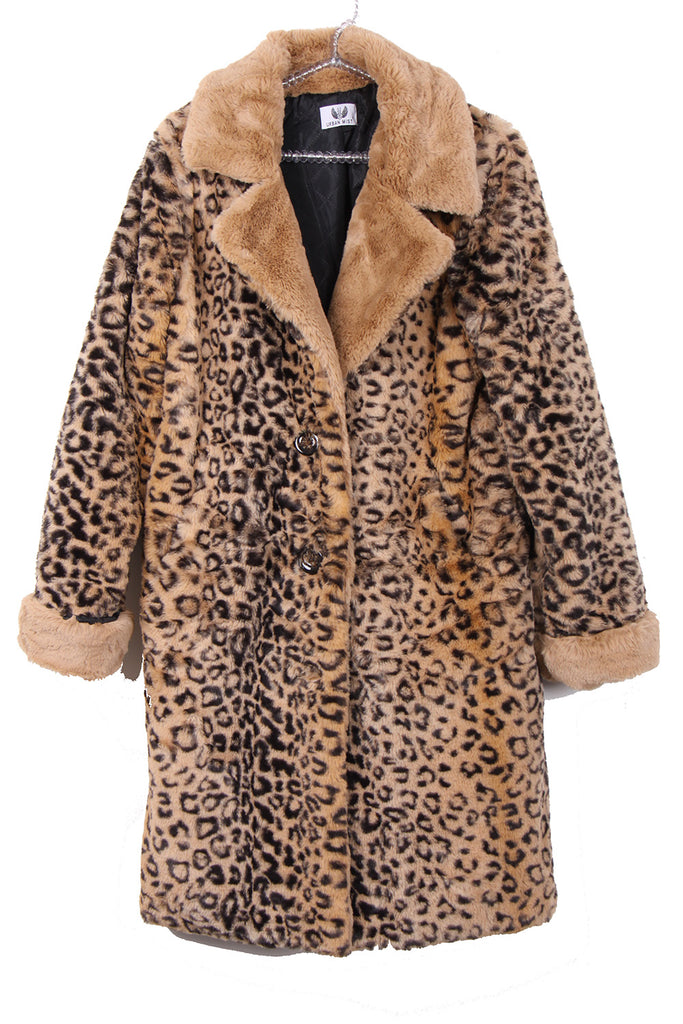 Faux fur coat clearance size 16