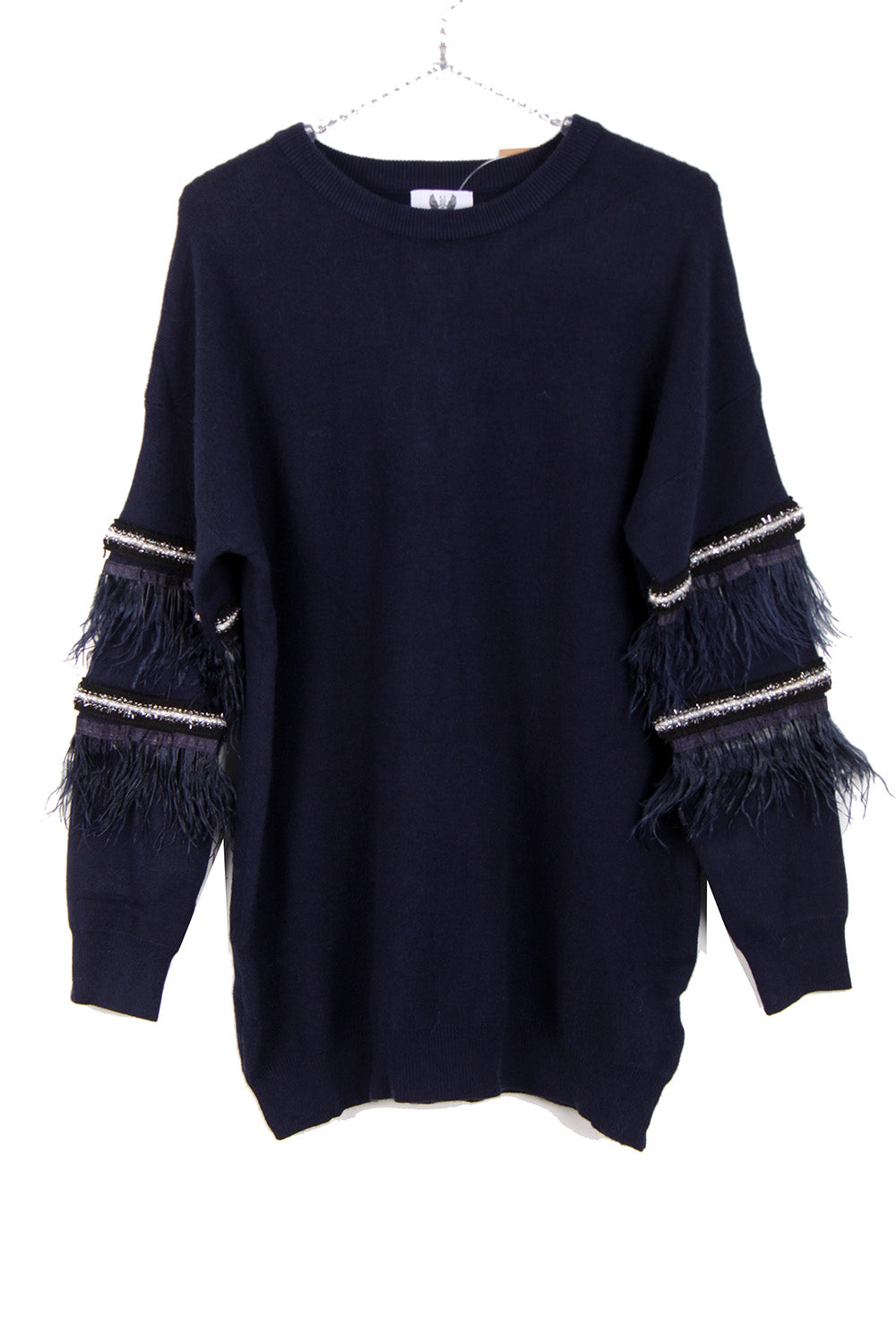 Feather knit jumper hotsell