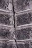 Snake Print Chevron Soft Faux Fur Leather Panel Gilet