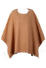 Oversized Felt Pull Over Poncho with Pearl Detail