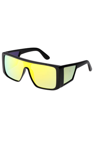 Oversized Mirrored Sunglasses Ski style