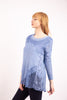 Floaty Mesh Floral Soft knit Top