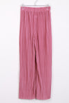 High Waist Elasticated Pleated Culotte Trouser