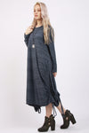 Oversized Pleated Style Classic Dress
