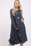 Oversized Pleated Style Classic Dress