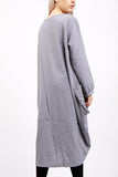 Long Dress with Pockets Over Sized Classic Dress for Women