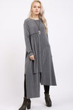 Long Jumper Ruffle Detail Dress For Women