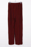 High Waist Elasticated Pleated Culotte Trouser