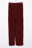 High Waist Elasticated Pleated Culotte Trouser