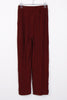 High Waist Elasticated Pleated Culotte Trouser