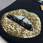 Sequin Mouth SOFT KNIT JUMPER